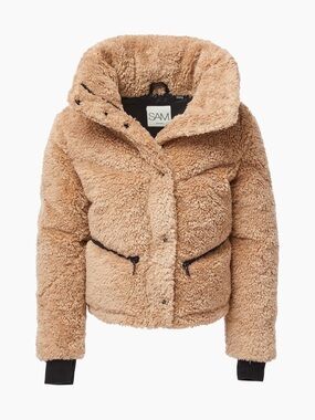 SAM.
Little Girl's & Girl's Sherpa Athlete Down Jacket
